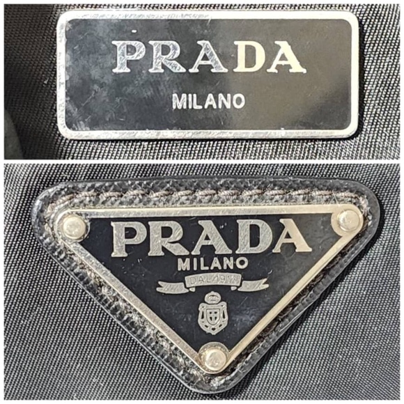 Authentic PRADA Nylon Tessuto Montagna Messenger Bag Black - Picture 12 of 15